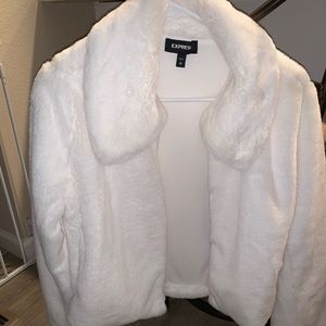Express furry women’s jacket XS